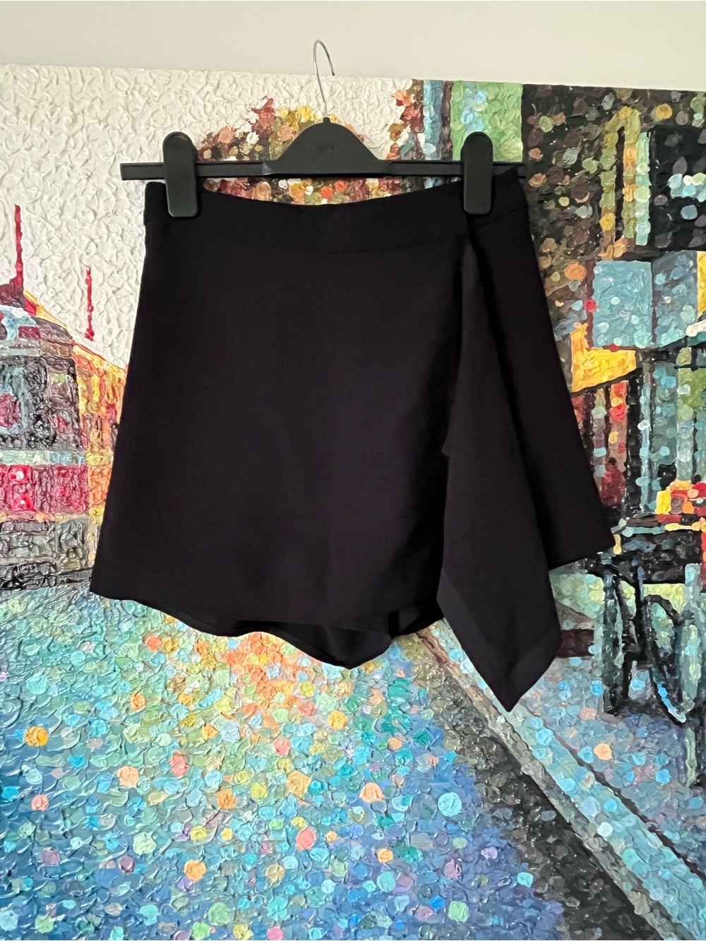 Babaton Skort  Wrap Drape Front Shorts size 6